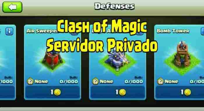 clash of magic servidor privado mod