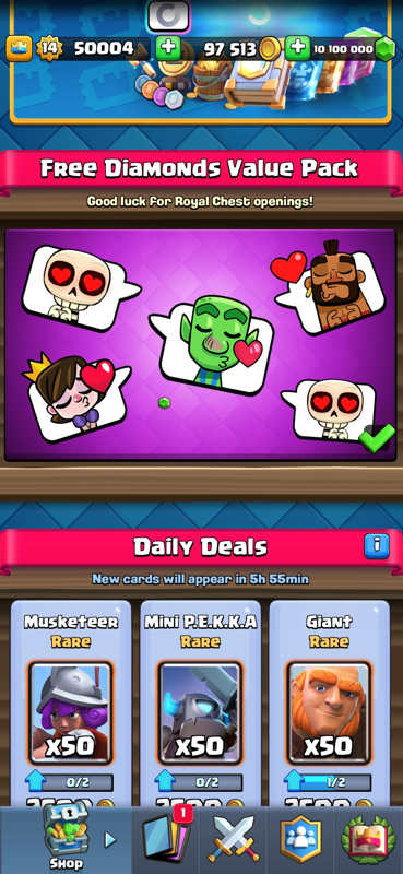 Daily deals Master Royale English